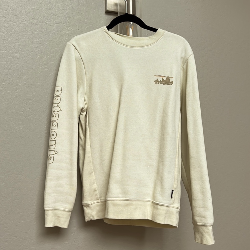 Patagonia Ivory Crew Neck Sweatshirt